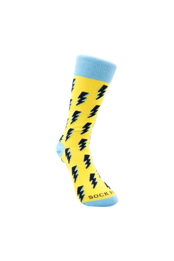 Lightning Bolts Socks from the Sock Panda (Adult Small - Shoe Sizes 2-5)