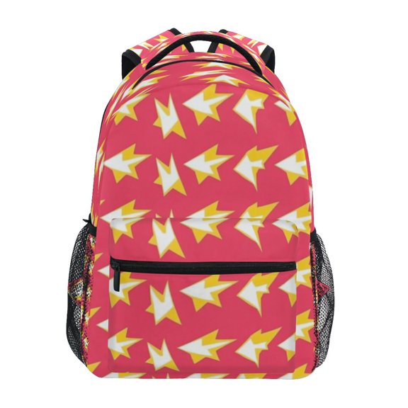 Lightning Bolts Stylish Large Backpack 15L Self-Standing Durable Twill for School, Office and Travel Use