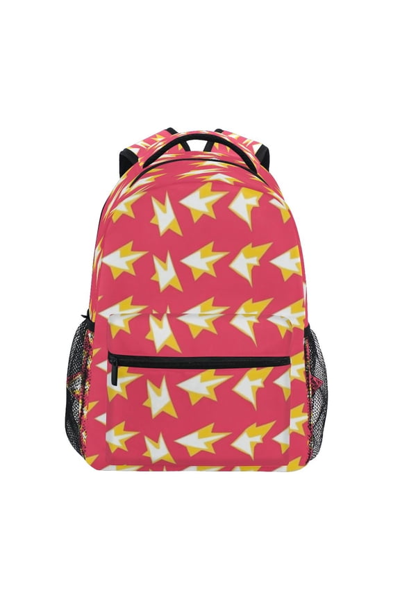 Lightning Bolts Stylish Large Backpack 15L Self-Standing Durable Twill for School, Office and Travel Use