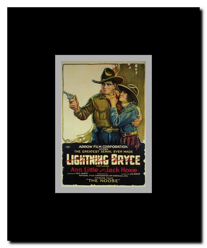 Lightning Bryce Framed Movie Poster