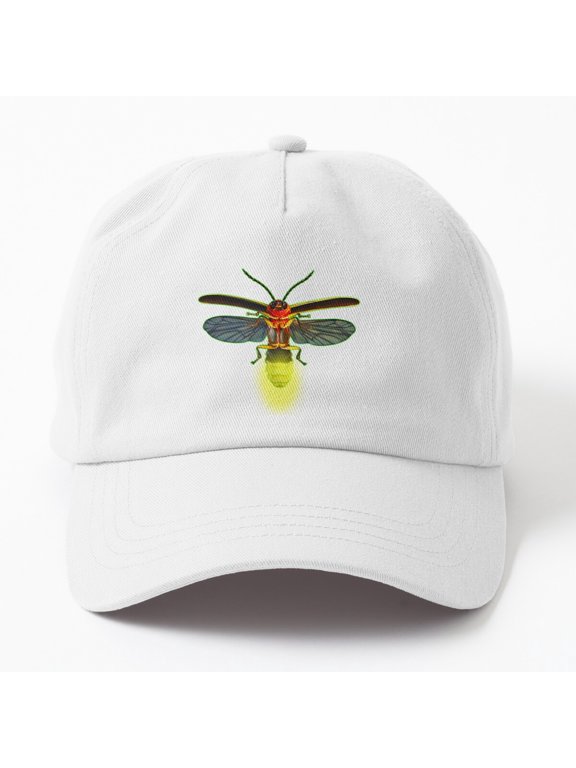Lightning Bug Firefly Baseball Cap, Nature Graphic Hat Style