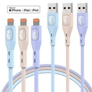 Cshidworld Lightning Charger Cable 3 Pack 6 ft, [Apple MFi Certified] Fast Charging, iPhone Charger Cord Compatible with iPhone 14 13 12 11 Pro Max XR XS X 8 7 6 Plus SE and More