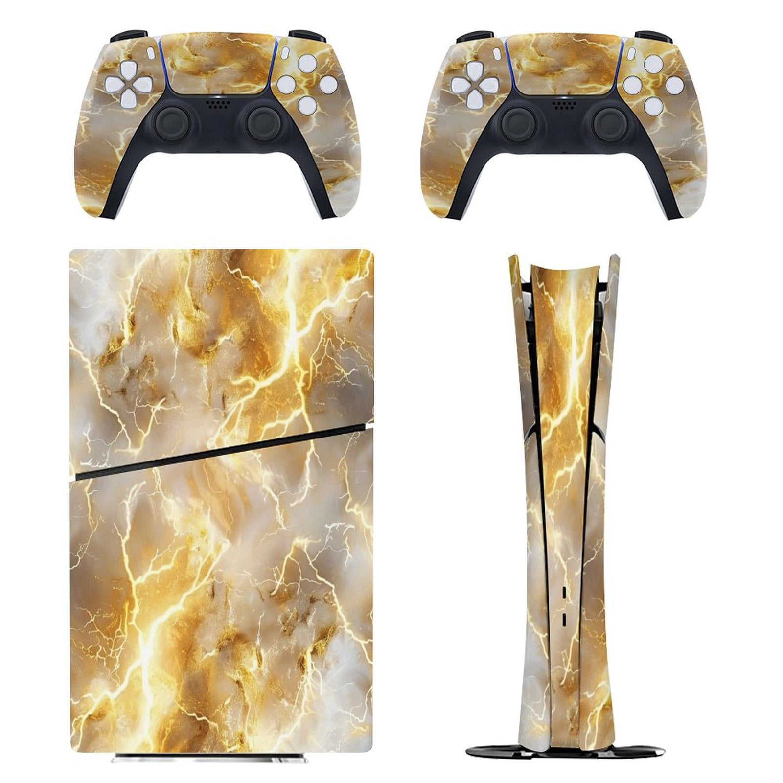 Lightning Colorful PS5/PS5 Pro/PS5 Slim Digital Disc Skin Sticker For ...