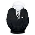 Lightning Deals Of Today Men's 3D Suit Hoodie Tuxedo Funny Hoodie Funny