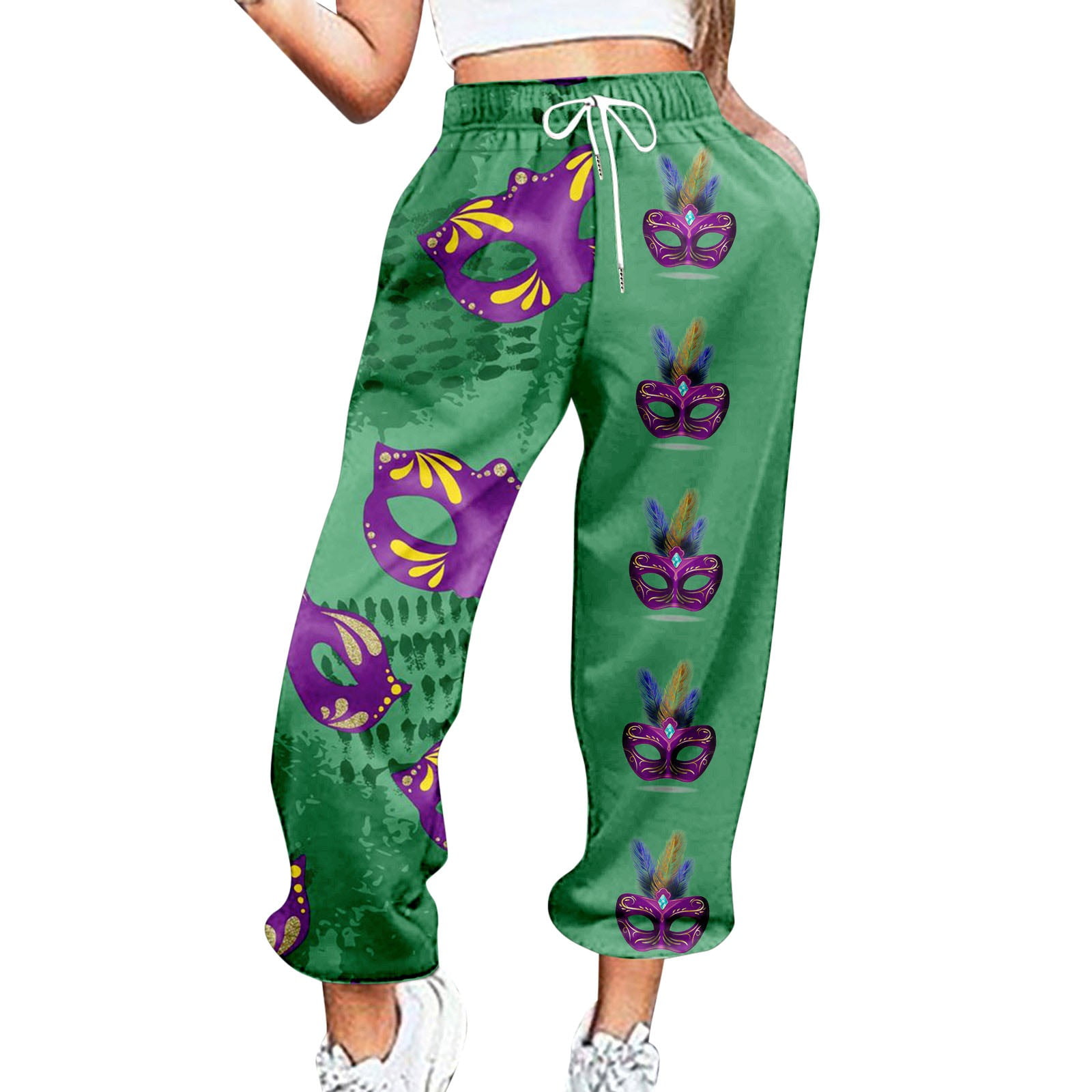 Lightning Deals Of Today Prime， Women's Cargo Pants High Waist Wide Leg