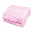 thumbnail image 1 of Lightning Deals of Today Faux Fur Throw Blanket for Couch, Fuzzy Soft Plush Thick Bubble Blanket for Sofa Bedroom Living Room, 50 * 60 Inches Cream Pink on Clearance, 1 of 2