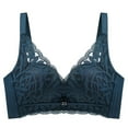 thumbnail image 1 of Lightning Deals Today JSGEK Push up Plunge Support and Lift Gathering Bra Clearance Trendy Fashion Plus Size Bra Everyday Bras Comfort Navy S Bra for Ladies, 1 of 7