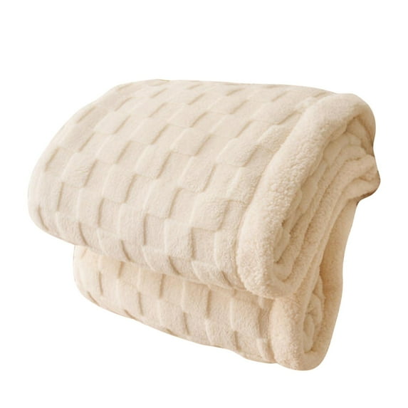 Lightning Deals of Today Super Soft Throw Blanket Light Purple Premium Silky Flannel Fleece Leaves Pattern Lightweight Bed Blanket All Season Use (Light Purple, Throw(50"x60")) on Clearance