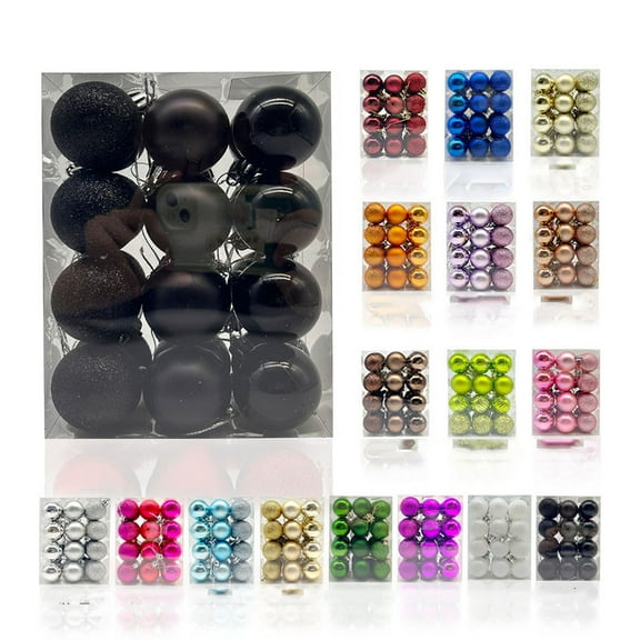 ZKCCNUK 30mm Christmas Xmas Tree Ball Bauble Hanging Home Party Ornament Decor Christmas Decorations