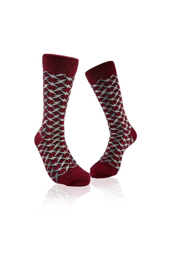 Lightning Diamond Pattern Socks from the Sock Panda (Adult Large)