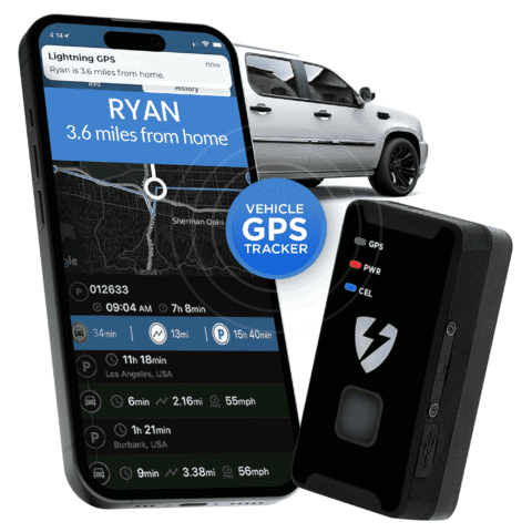 Lightning GPS GL300 GPS Tracker for Vehicles Real-Time Location Tracking, Anti-Theft & Fleet Management, Speed & Mileage Monitoring, Wireless Hidden Device for Cars & Trucks Subscription Required