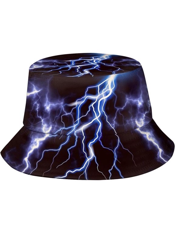 Lightning Graphic Hat for Women Men Teens - Outdoor Fisherman