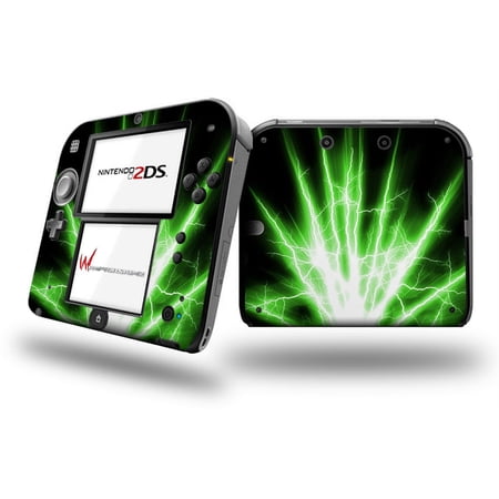 Lightning Green - Decal Style Vinyl Skin fits Nintendo 2DS - 2DS NOT INCLUDED
