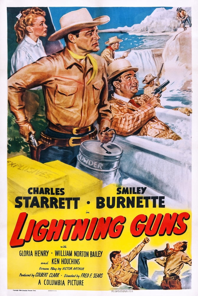 Lightning Guns U Canvas Art - (11 x 17)