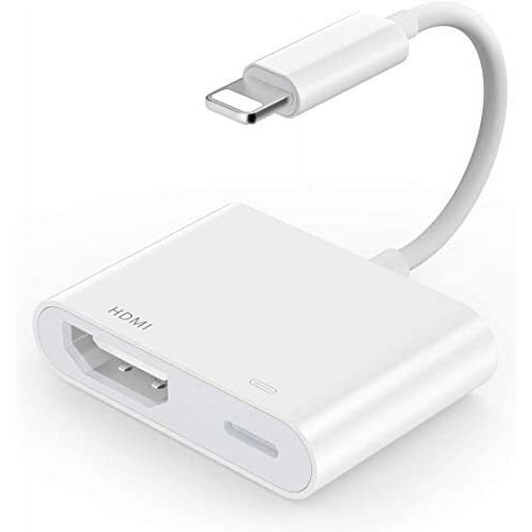 Apple MFi Certified] Lightning to HDMI Adapter for iPhone to TV