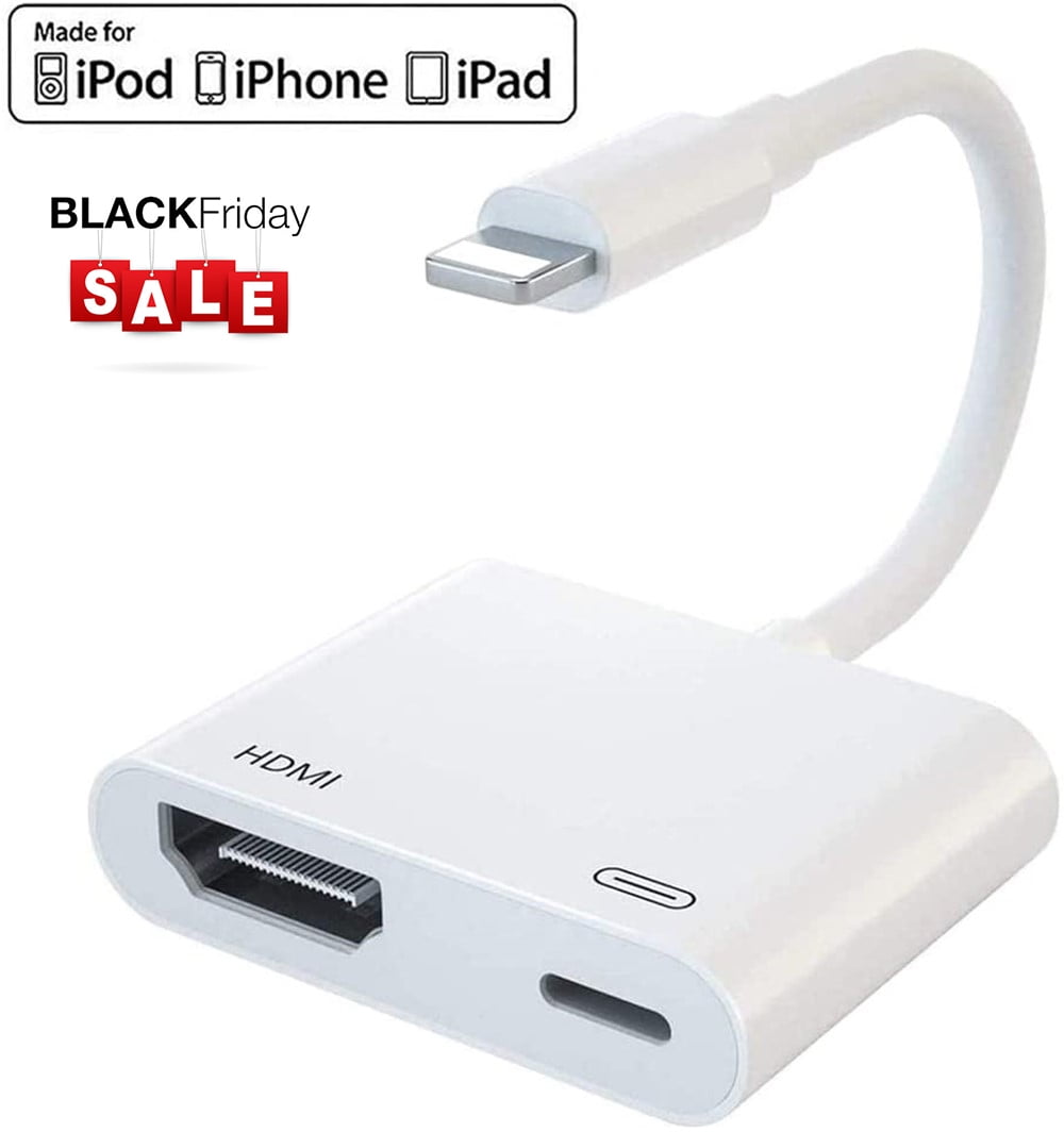 HDMI Adaptador Para iPhone 5 6 Plus 7 8 X 11 iPad Pro Mini iPod Cable a Tv  1080P 