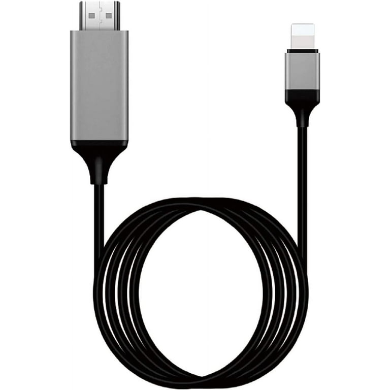 iPhone Lightning to HDMI Cable for TV Monitor Projector
