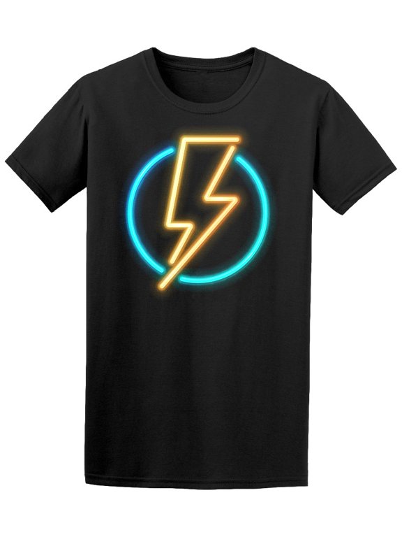 Lightning In Sharp Effect T-Shirt Men -Image by Shutterstock, Male Large