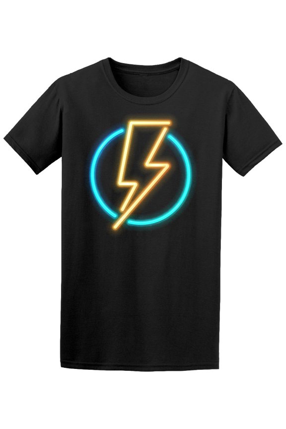 Lightning In Sharp Effect T-Shirt Men -Image by Shutterstock, Male Small