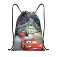 thumbnail image 1 of Lightning Mc Collage Drawstring Backpack Women Men Sport Gym Sackpack Portable Happy Cars ing Bag Sack, 1 of 5