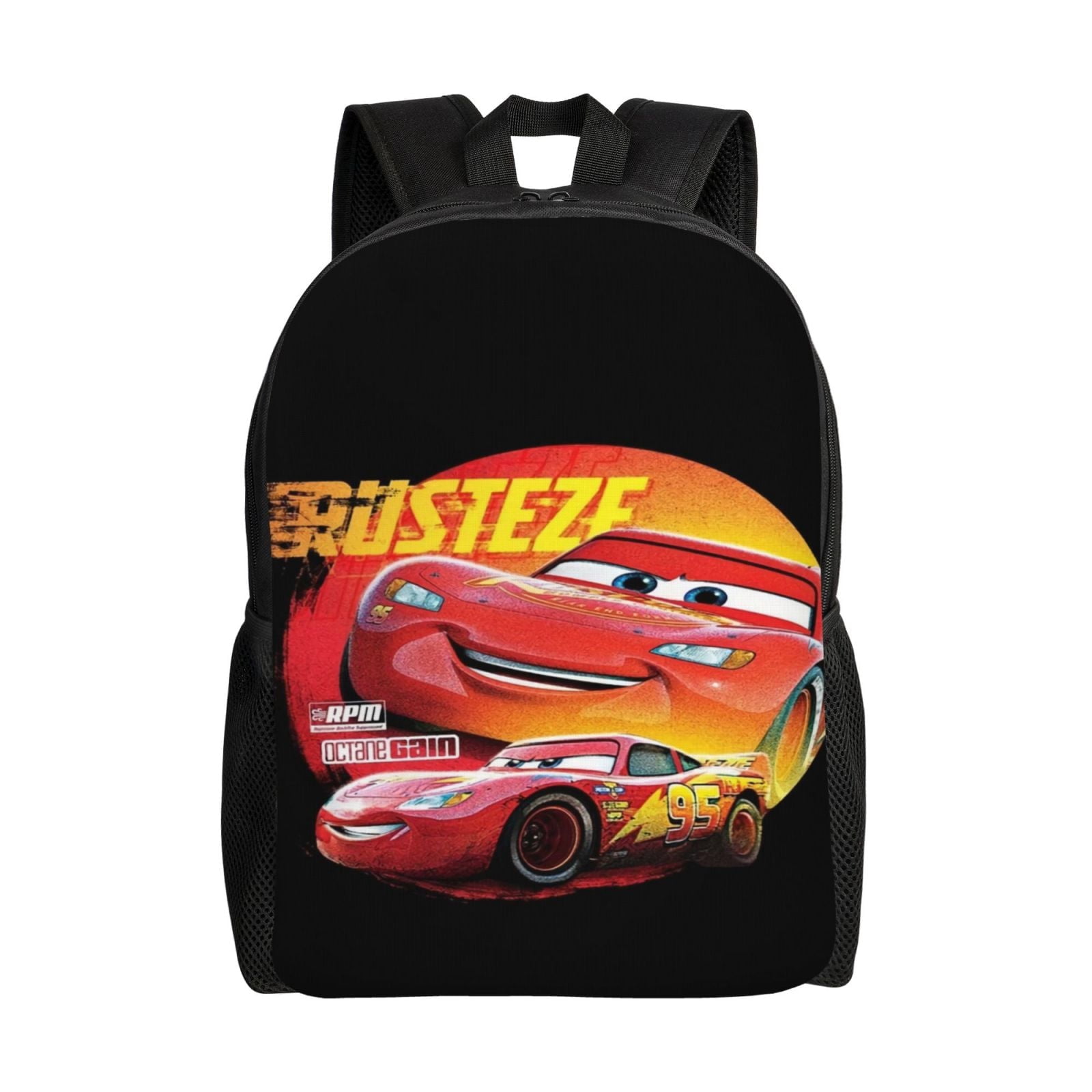 Lightning McQueen Anime Backpack Cartoon Travel Bags 3D Printed Casual Daypacks Multipurpose Backpacks