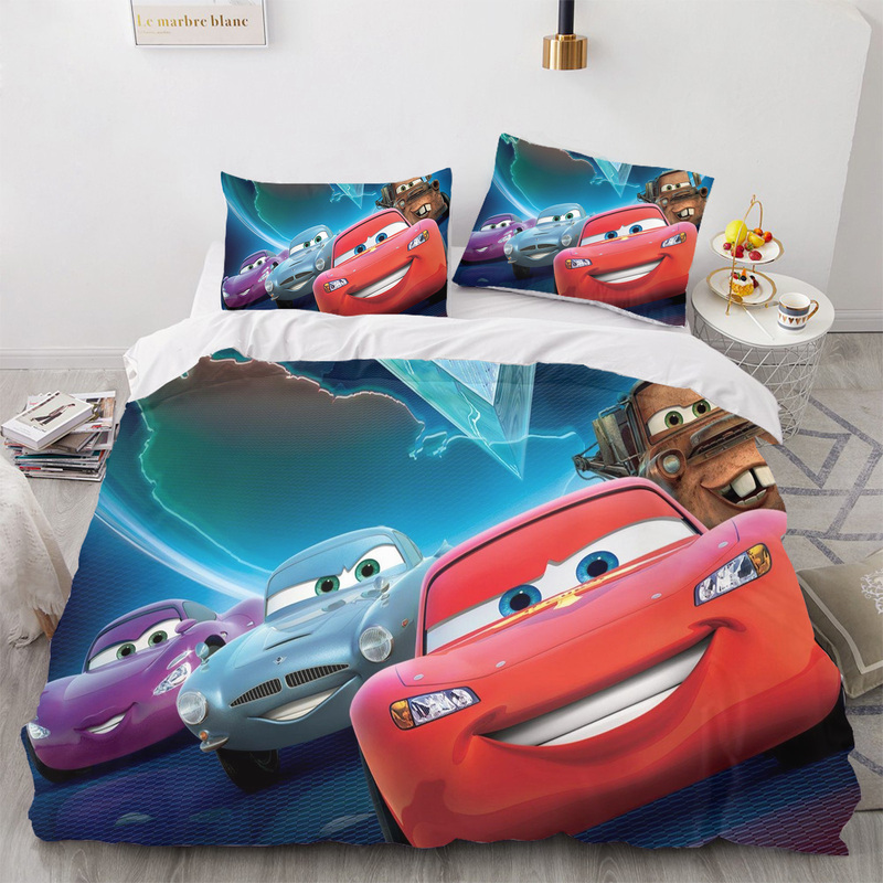Lightning McQueen Bedding Twin Set for Girls and boys 100% Polyester ...
