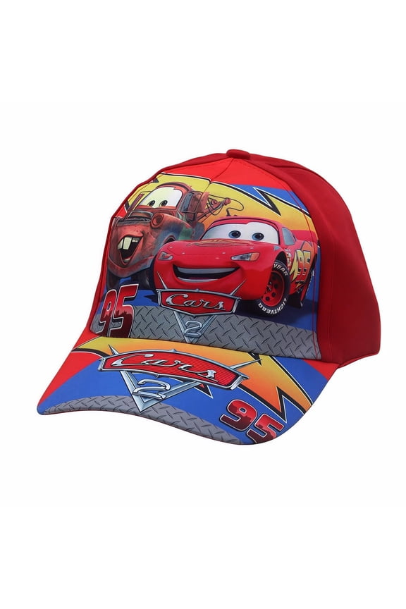 Lightning McQueen Cars Adorable Anime Themed Baseball Cap - Fun CartoonGraphics, Comfortable Fit for Anime Fans