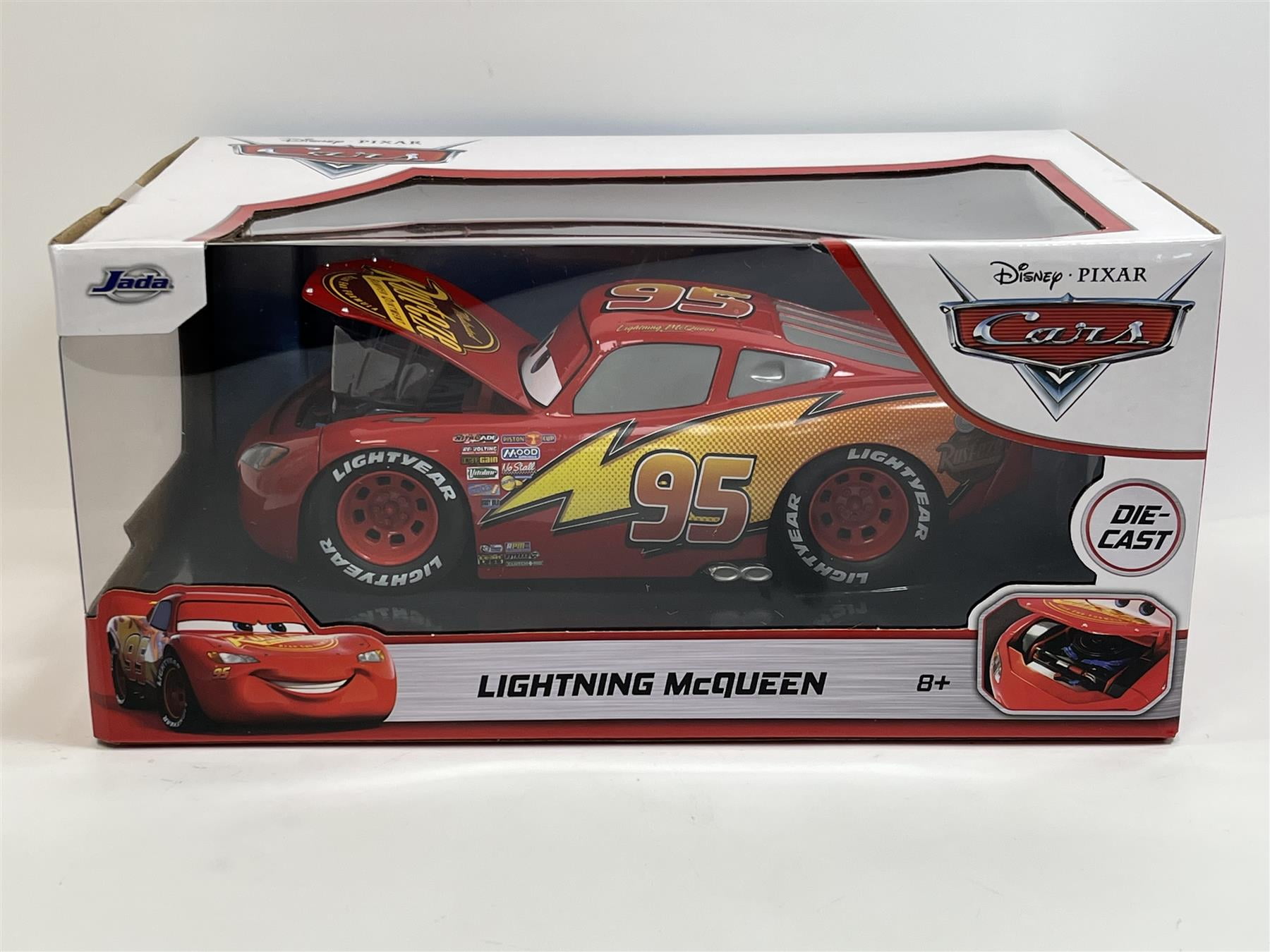 Lightning McQueen Cars Disney Pixar 1:24 Scale Jada 4000 - Walmart.com
