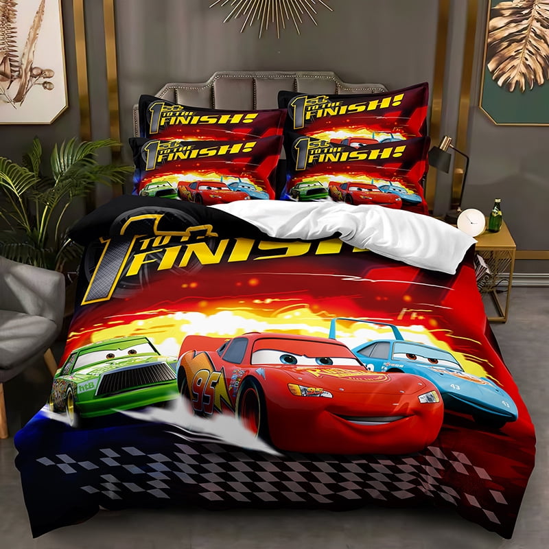 Lightning_McQueen Comforter Set 3 Piece Bedding Set Bedding Super Soft ...