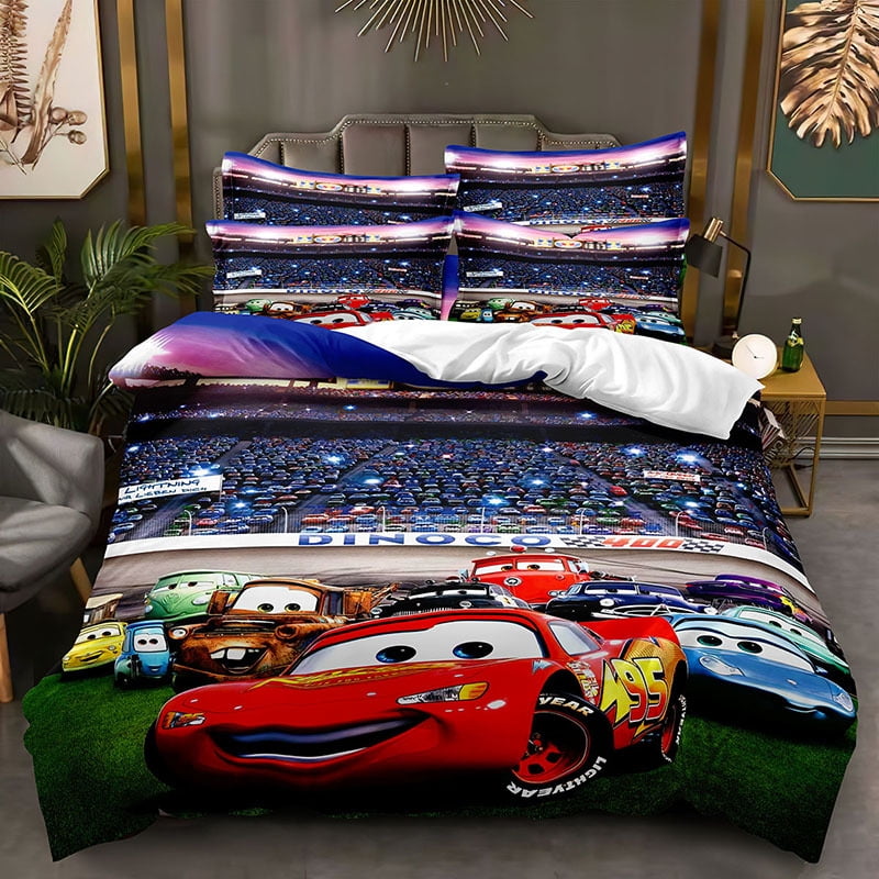 Lightning_McQueen Comforter Set 3 Piece Bedding Set Bedding Super Soft ...