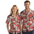 thumbnail image 1 of Lightning McQueen Disney Cars Hawaiian Shirt, Pixar Movie Aloha Summer Shirt, 1 of 6