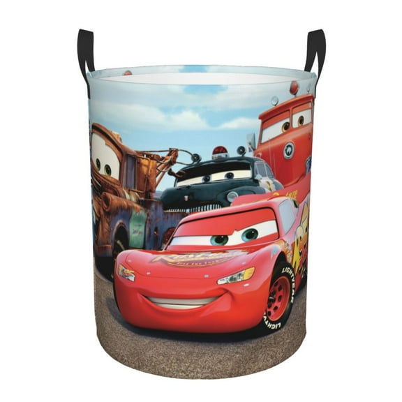 Lightning_McQueen Laundry Hamper,Collapsible Laundry Basket Hamper with Handles Waterproof Clothes Hamper for Easy Storage