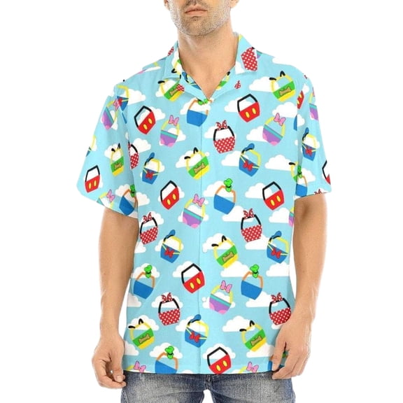 Lightning McQueen and Tow Mater Hawaiian Shirt, Disney Pixar Cars Summer Shirt