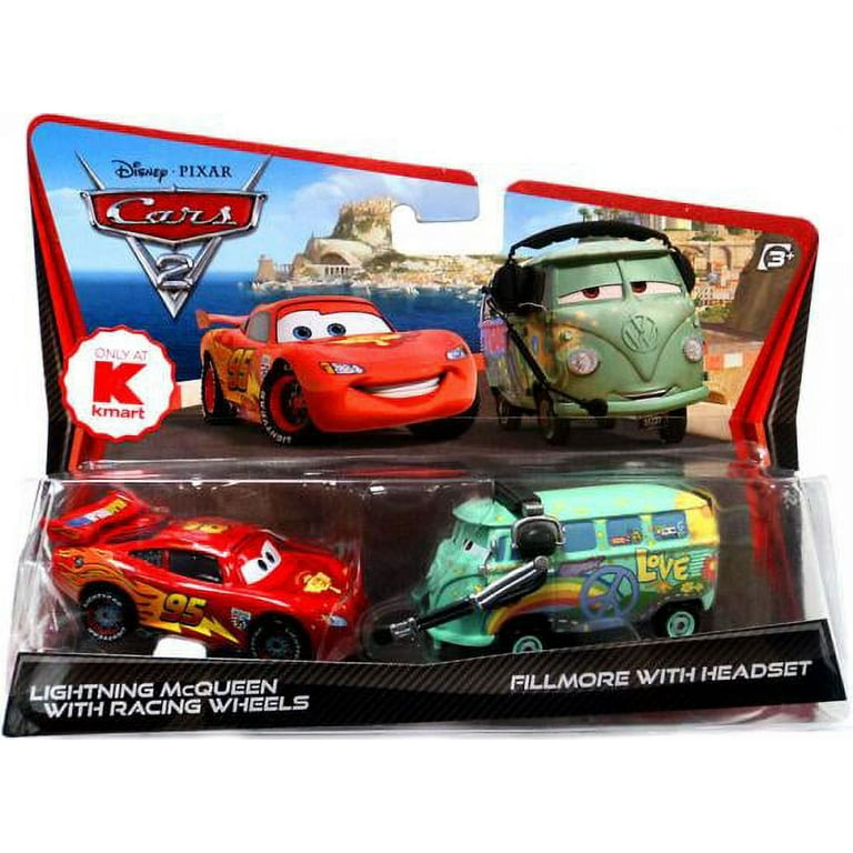 Disney Pixar Cars Lightning McQueen with Racing Wheels Diecast Vehicle, lightning  mcqueen car 