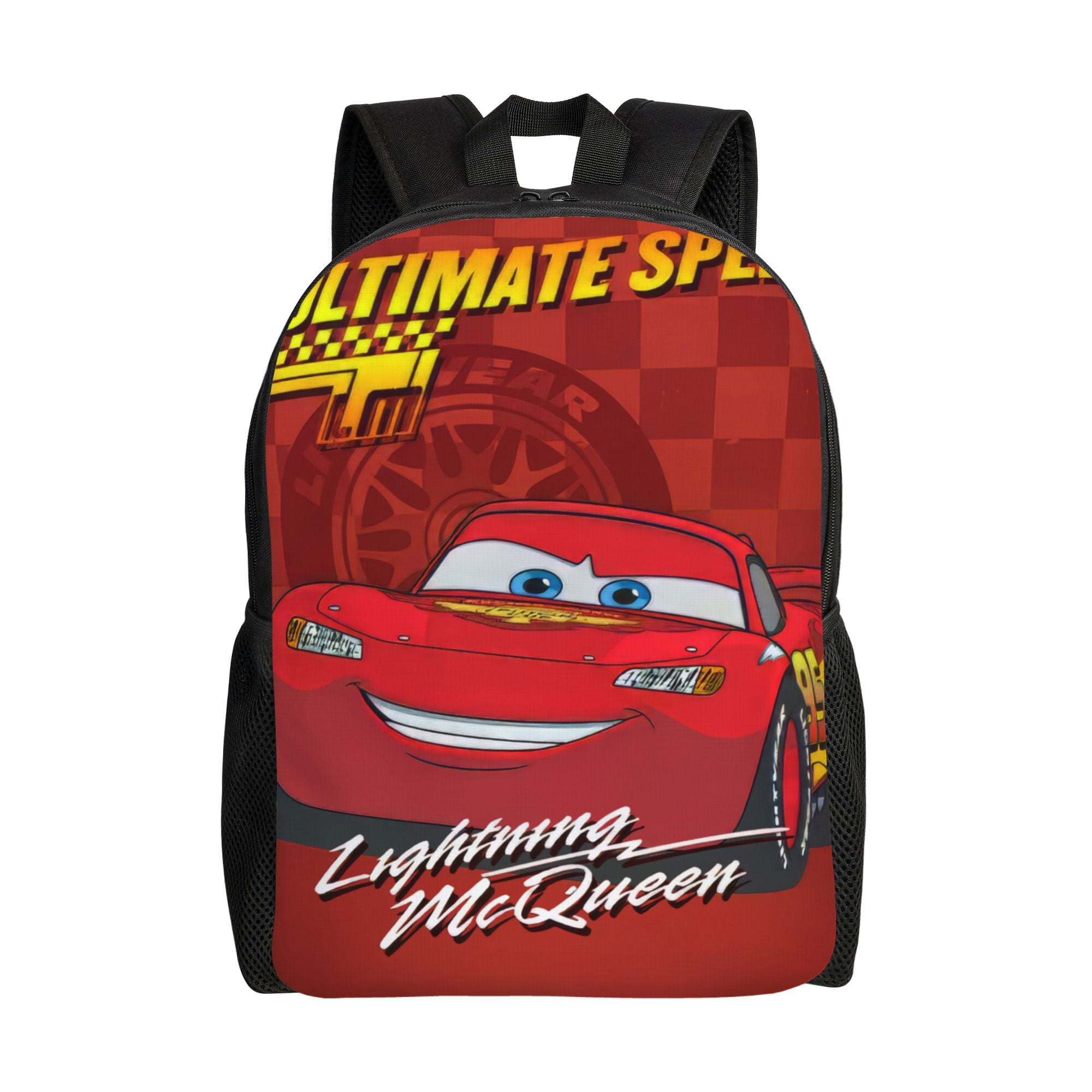 Lightning Mcqueen Backpack for Adult Kids Simple Lightweight Casual Backpack for Children Student Travel Backpack Laptop Backpack for College Work Camping Walmart