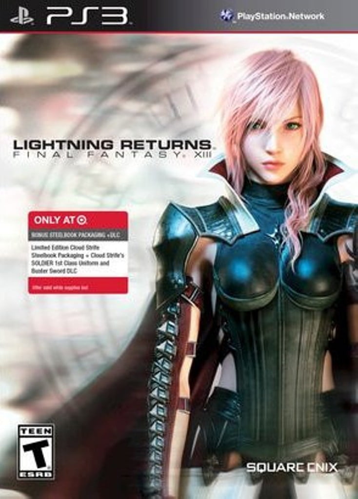 Final Fantasy 13 Lightning Square Enix Members Ultimate Reward Limited  Plate