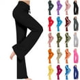 thumbnail image 1 of Lightning Sales of Today Prime! JURANMO Wide Leg High Waist Yoga Pants for Women Drawstring Tummy Control Leggings Casual Lounge Comfy Workout Trousers Hot Pink L, 1 of 4