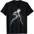 thumbnail image 1 of Lightning Shirt with a Lightning Bolt Shirt Graphic Design, 1 of 3