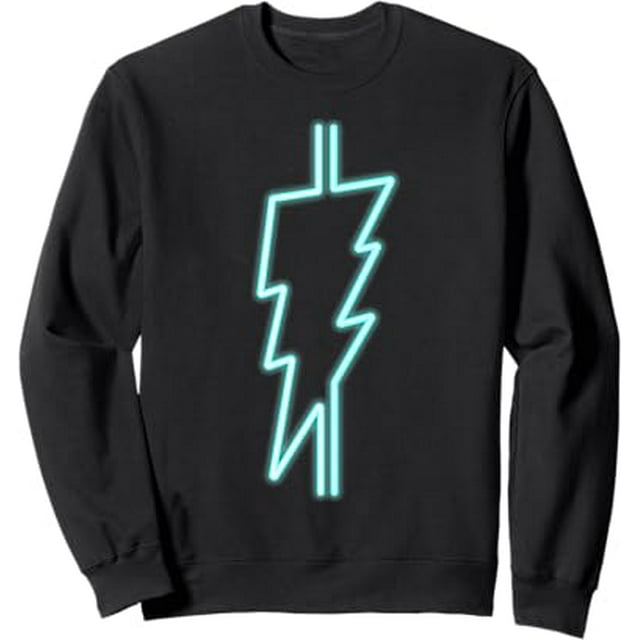 Lightning Storm Electric Shock Electricity Volt Power Symbol Sweatshirt