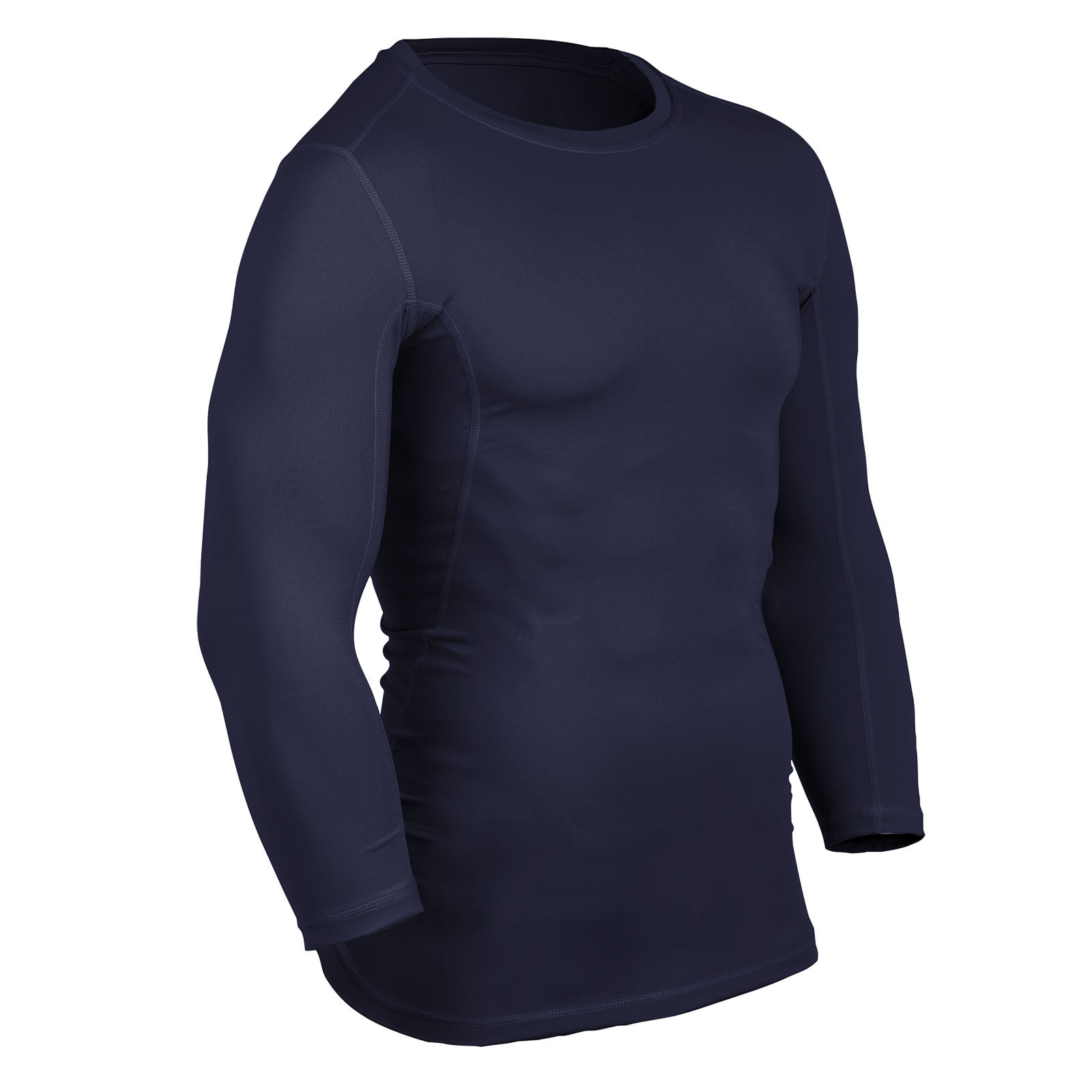 Lightning Three-Quarter Sleeve Compression Shirt, Adult Large
