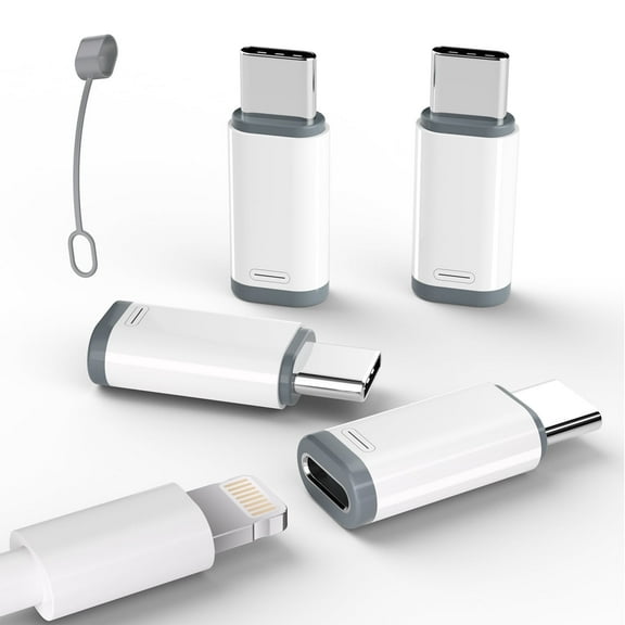 Lightning to USB C Adapter Compatible with iPhone 16/15 Pro Max/Plus,Samsung S24,iPad,Support Charging,Not for Audio,Type C Charger Connector,for iPhone 16/15 Charger