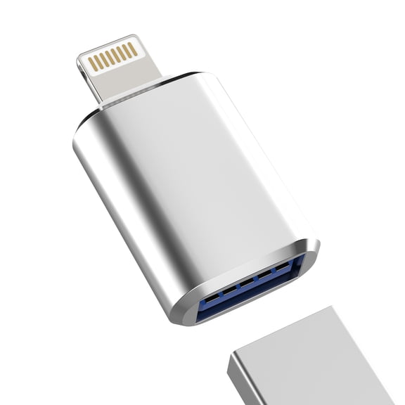 Lightning to USB for iPhone OTG 3.0 Adapter Dongle Camera Card Reader Keyboard Mouse Flash Drive Piano MIDI Hub Data Sync Converter for 11 12 13 14Pro Max Mini Xr X Xs 7 8 Plus for iPad Air adaptador