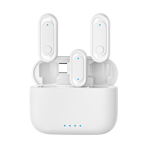 Lightning Wireless Lapel Mic with Charging Case Noise Reduction for TikTok Live