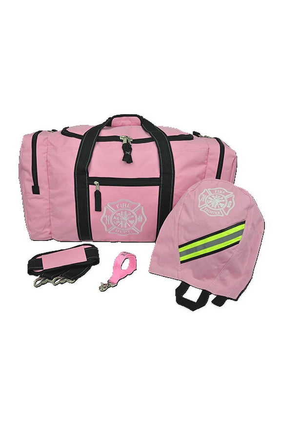 Firefighter Turnout Gear Package - Gear Bag, SCBA Mask Bag, Fire Glove Strap, Shoulder Strap