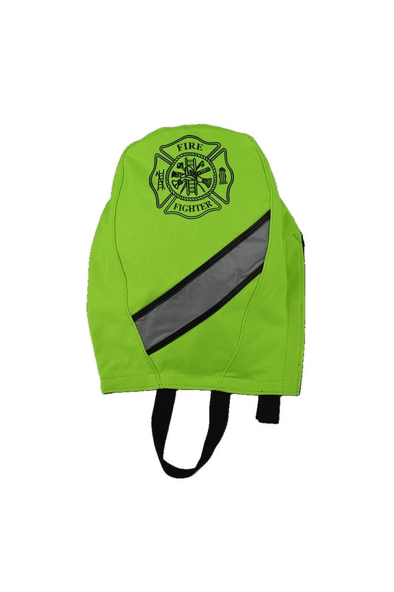 Fireman's SCBA Air Pak Respirator Firefighter Mask Face Piece Bag for First Responder - Fluorescent Yellow