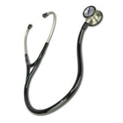 Lightning X Premium Cardiology Professional Dual Head Stainless Steel Stethoscope - Black