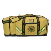 Lightning X Premium Ripstop 3XL Firefighter Step-In Gear Bag w/ Helmet Compartment - Turnout TAN