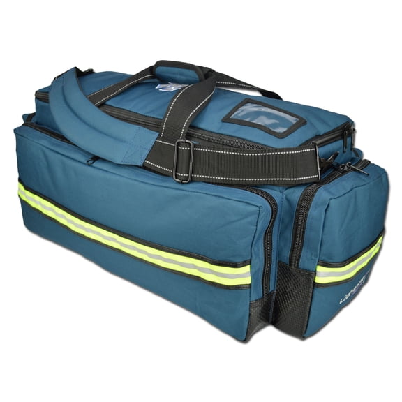 Lightning X X-Tuff ALS Oxygen Trauma Duffle w/ Removable Cylinder Pad, Mesh Pockets, Elastic Loops & Vinyl C-Collar Pouch (Holds D Cylinder)
