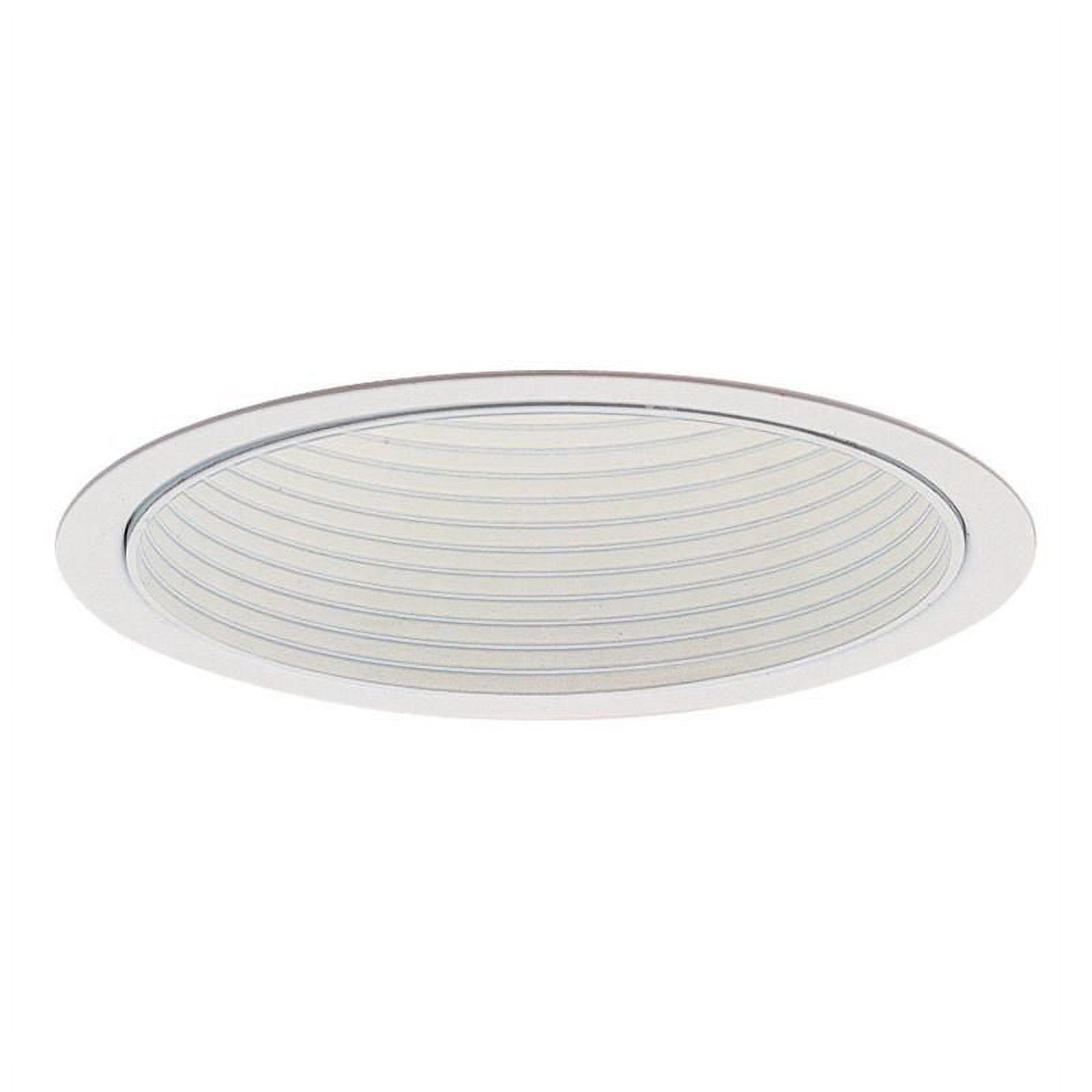 Lightolier 1005WH 5 Inch Down Light White Step Reflector Baffle Trim ...