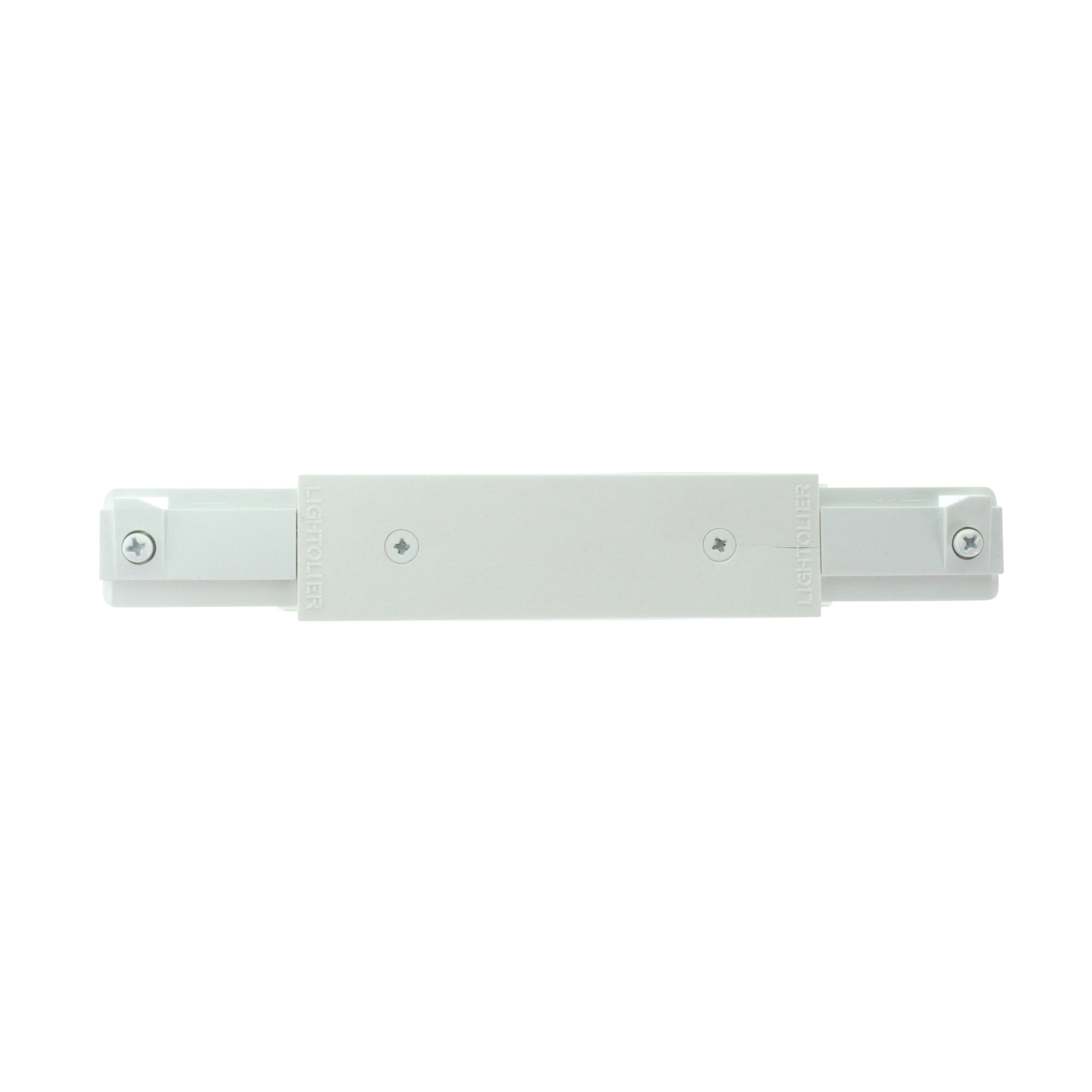 Adaptador Para Riel De Iluminación Lightolier Lytespan - Bajo Perfil, Color Blanco, Hasta 75W, Ref. 8201WH